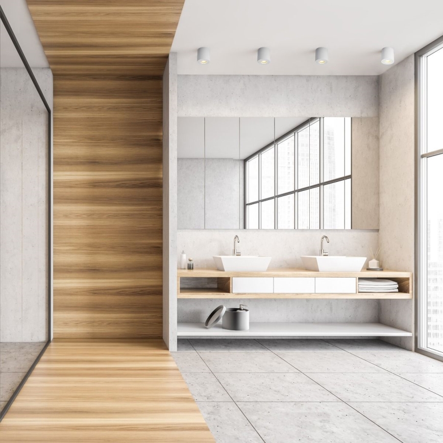 Zuma Line - LED RGBW dimbare badkamerspot 1xGU10/4,8W/230V IP44 wit + afstandsbediening