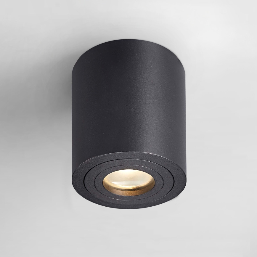 Zuma Line - LED RGBW dimbare badkamerspot 1xGU10/6W/230V IP44 černá + dálkové ovládání