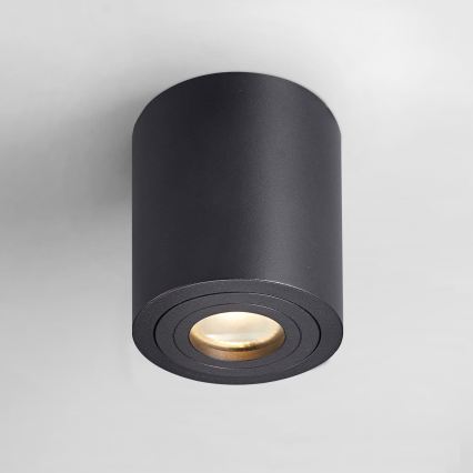Zuma Line - Spot LED RGBW dimmable pour salle de bains 1xGU10/4,8W/230V IP44 noir + télécommande