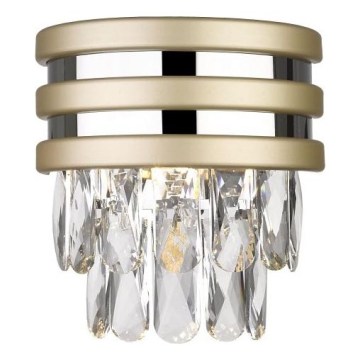 Zuma Line - Applique murale 1xG9/42W/230V doré/chrome brillant