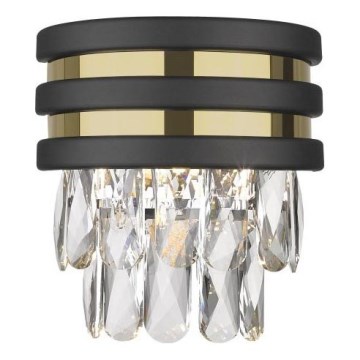 Zuma Line - Applique murale 1xG9/42W/230V noir/doré