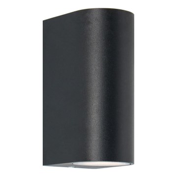 Zuma Line - Applique murale extérieure 2xGU10/35W/230V IP44 noir