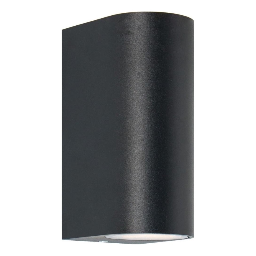 Zuma Line - Applique murale extérieure 2xGU10/35W/230V IP44 noir