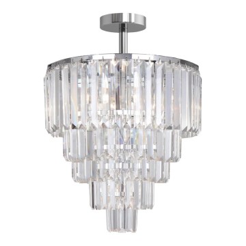 Zuma Line - Bevestigde hanglamp 10xE14/40W/230V glanzend chroom