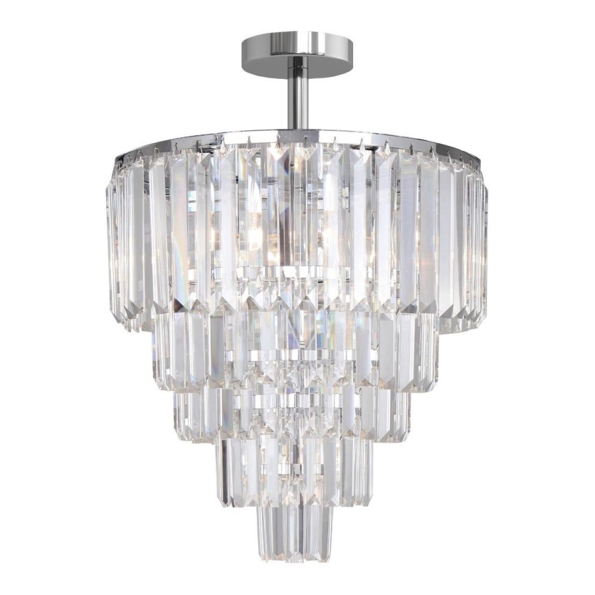 Zuma Line - Bevestigde hanglamp 10xE14/40W/230V glanzend chroom