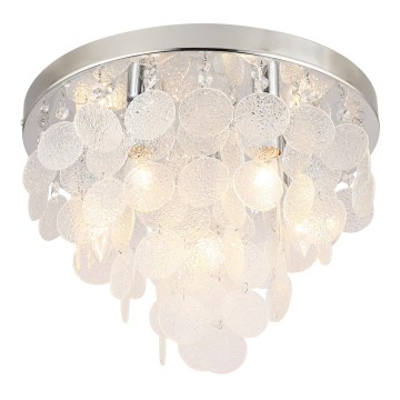 Zuma Line - Bevestigde hanglamp 5xE14/40W/230V glanzend chroom