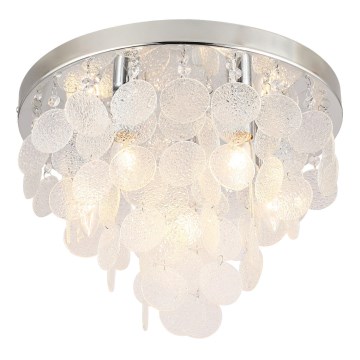 Zuma Line - Bevestigde hanglamp 8xE14/40W/230V glanzend chroom