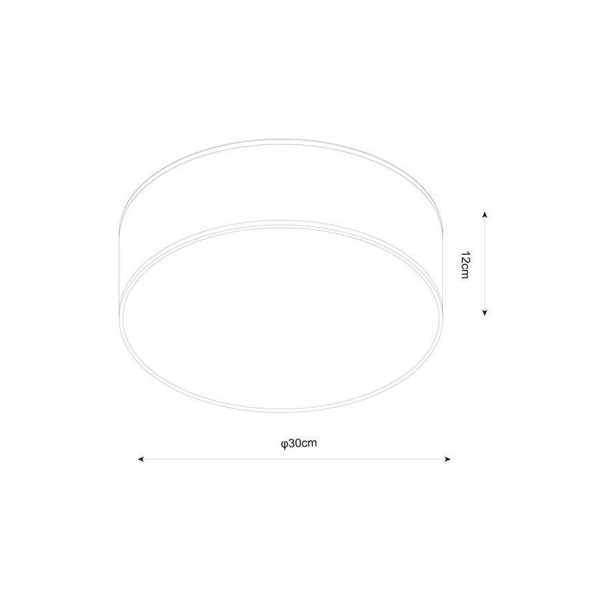 Zuma Line - Plafond Lamp 2xE14/40W/230V zwart
