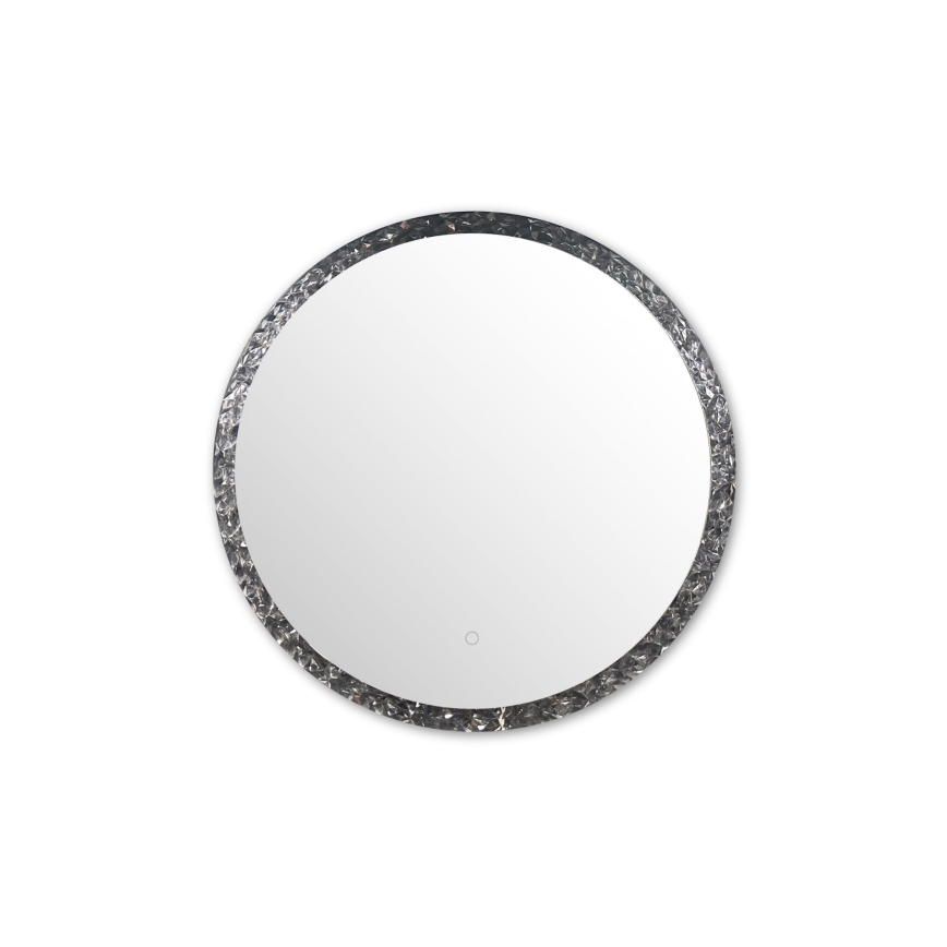 Zuma Line - LED Badkamer wand spiegel met een achtergrondverlichting LED/24W/230V 3000/4000/6000K diameter 60 cm IP44 glanzend chroom