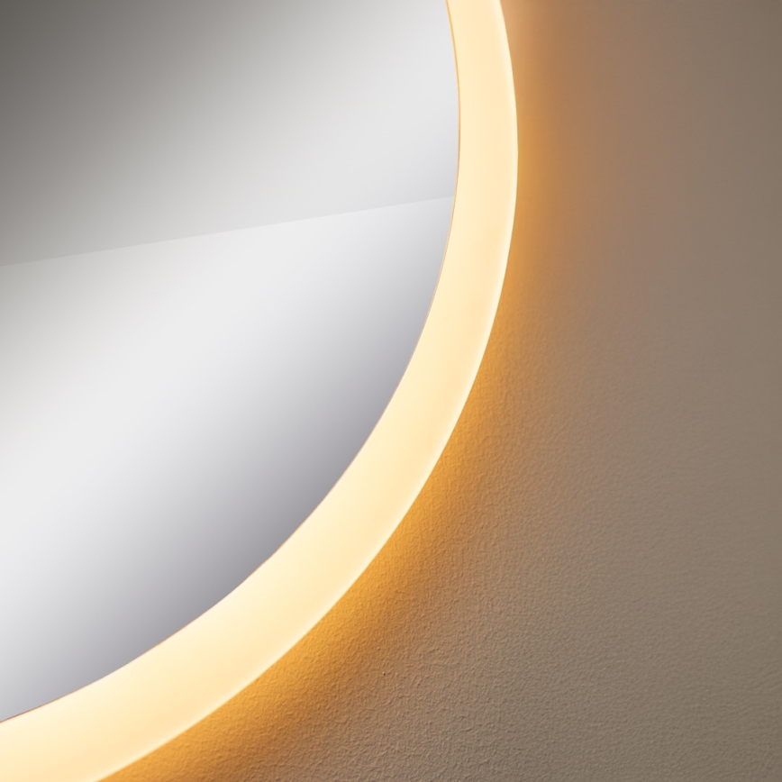 Zuma Line - LED Badkamer wand spiegel met een achtergrondverlichting LED/24W/230V 3000/4000/6000K diameter 60 cm IP44 wit