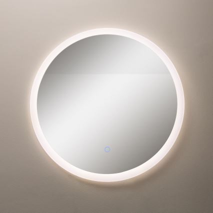 Zuma Line - Miroir mural de salle de bains éclairé à LED/24W/230V 3000/4000/6000K Ø 60 cm IP44
