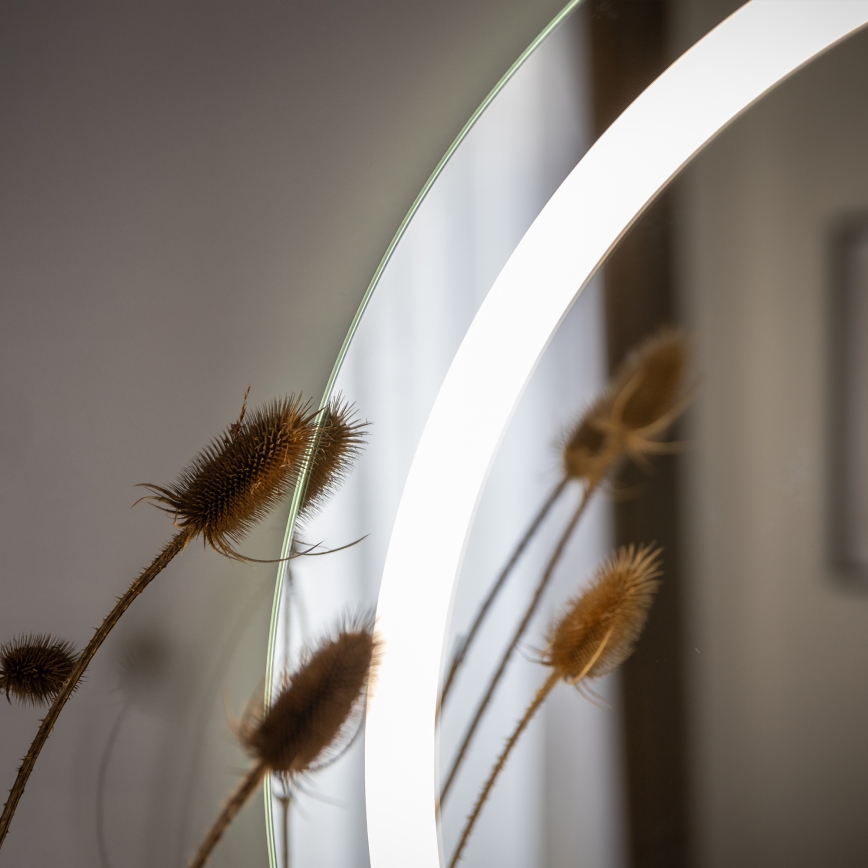 Zuma Line - LED badkamerspiegel met ingebouwde LED-achtergrondverlichting/36W/230V 3000/4000/6000K Ø 80 cm IP44