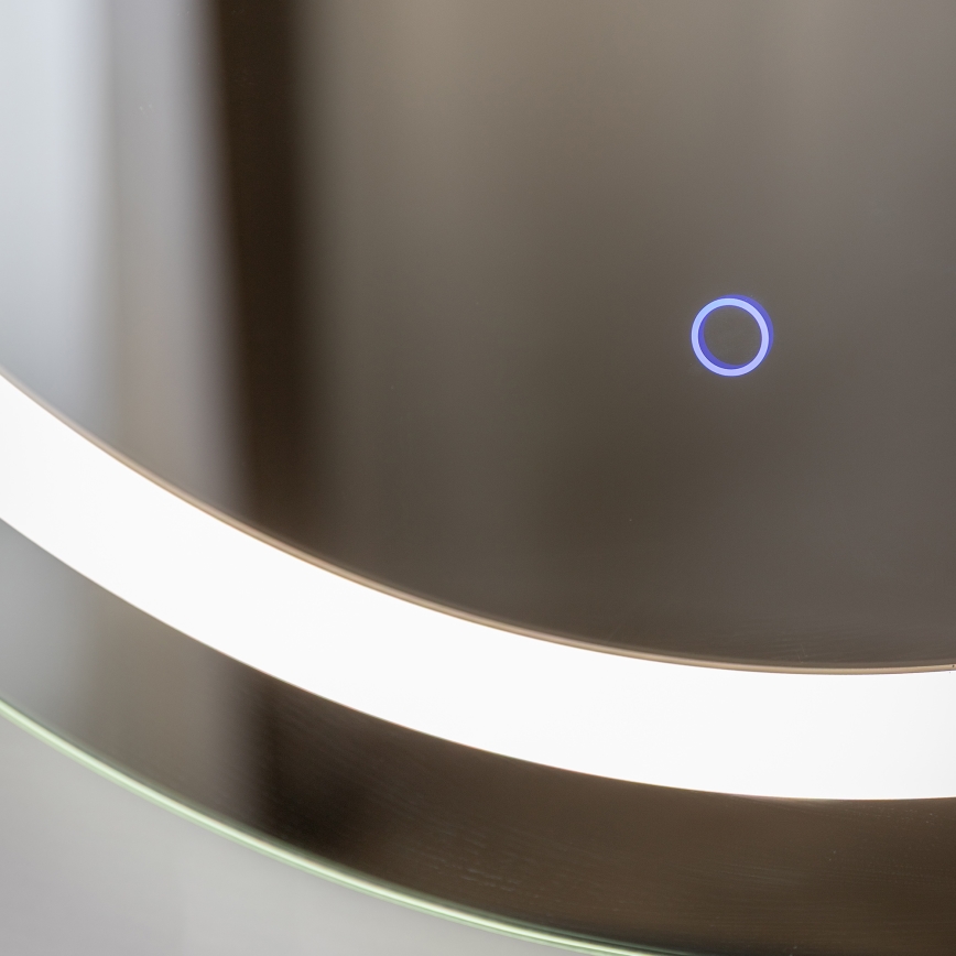 Zuma Line - LED badkamerspiegel met ingebouwde LED-achtergrondverlichting/36W/230V 3000/4000/6000K Ø 80 cm IP44
