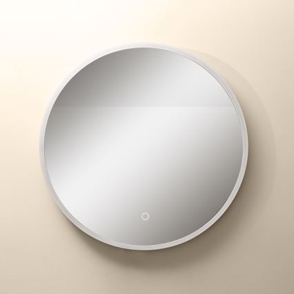 Zuma Line - LED Badkamer wand spiegel met een achtergrondverlichting LED/24W/230V 3000/4000/6000K diameter 60 cm IP44 wit/goud