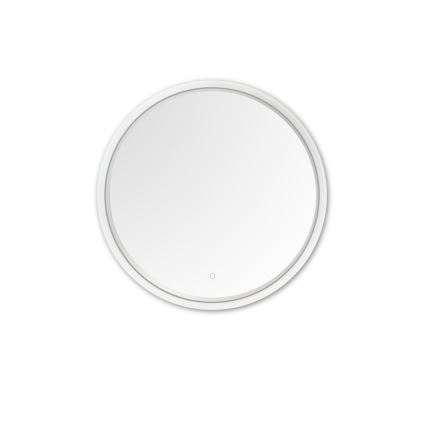 Zuma Line - Miroir mural de salle de bain avec rétro-éclairage LED/24W/230V 3000/4000/6000K d. 60 cm IP44 blanc/doré