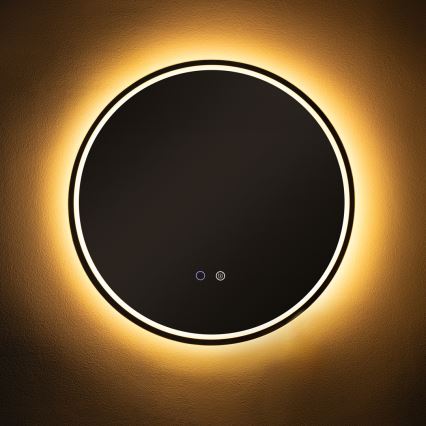 Zuma Line - Miroir mural chauffant de salle de bain avec rétro-éclairage LED/24W/230V 3000/4000/6000K d. 60 cm IP44