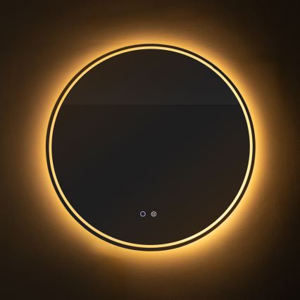 Zuma Line - LED Badkamer verwarmde wand spiegel met een achtergrondverlichting LED/24W/230V 3000/4000/6000K diameter 80 cm IP44