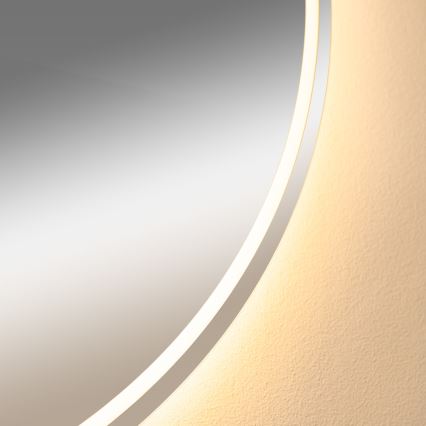 Zuma Line - LED Badkamer verwarmde wand spiegel met een achtergrondverlichting LED/24W/230V 3000/4000/6000K diameter 80 cm IP44