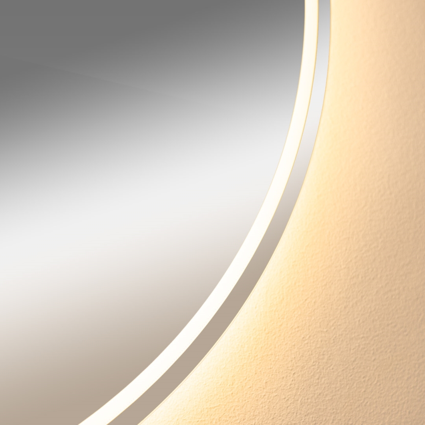 Zuma Line - LED Badkamer verwarmde wand spiegel met een achtergrondverlichting LED/24W/230V 3000/4000/6000K diameter 80 cm IP44