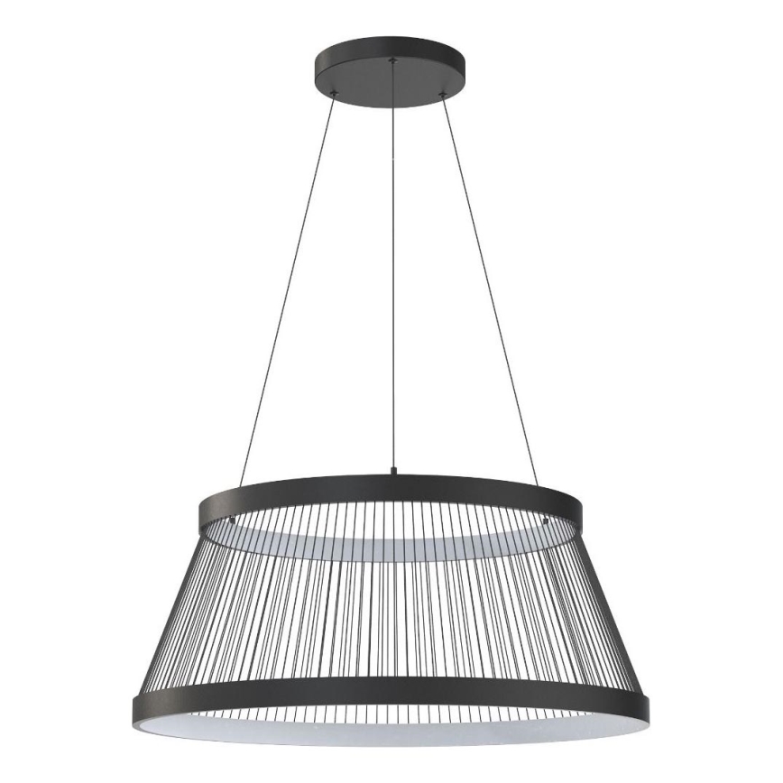 Zuma Line - Dimbare LED hanglamp aan een koord LED/53W/230V 2700-6000K zwart + afstandsbediening