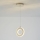 Zuma Line - Dimbare LED-hanglamp aan kabel LED/10W/230V goud
