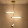 Zuma Line - dimbare LED-hanglamp aan kabel LED/64W/230V 2700-6500K goud + afstandsbediening