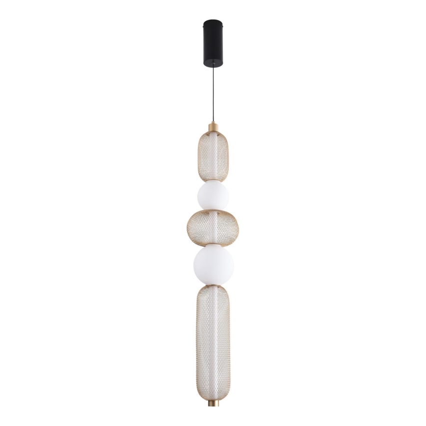 Zuma Line - Dimbare LED-kroonluchter aan kabel LED/27W/230V 3000-5700K goud + afstandsbediening