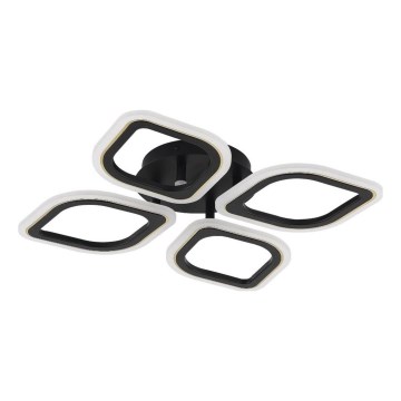 Zuma Line - Dimbare LED Plafondlamp LED/30W/230V 3000-6000K zwart + afstandsbediening
