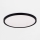Zuma Line - Dimbare LED Plafondlamp LED/38W/230V + LED/11W 3000/4000/5500K diameter 50 cm zwart