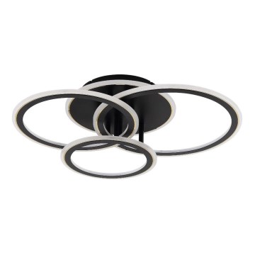 Zuma Line - Dimbare LED Plafondlamp LED/55W/230V 3000-6000K zwart + afstandsbediening
