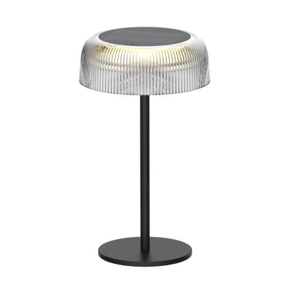 Zuma Line - LED Dimbaar zonne- oplaadbaar tafellamp LED/2,5W/2000 mAh IP44 zwart