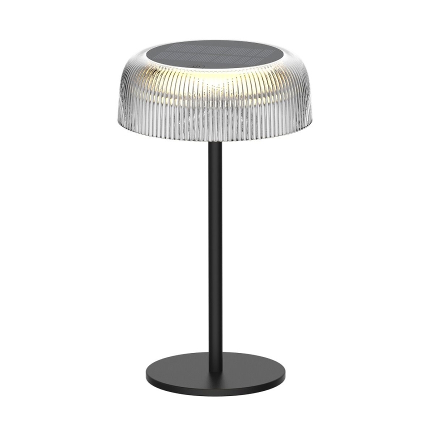 Zuma Line - LED Dimbaar zonne- oplaadbaar tafellamp LED/2,5W/2000 mAh IP44 zwart