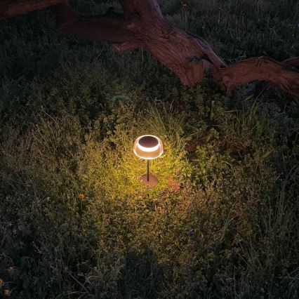 Zuma Line - LED Dimbaar zonne- oplaadbaar tafellamp LED/2,5W/2000 mAh IP44 zwart