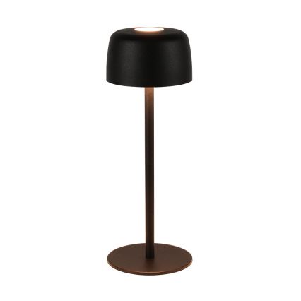Zuma Line - Lampe de table à intensité variable rechargeable LED/2W/1200 mAh IP44 noir