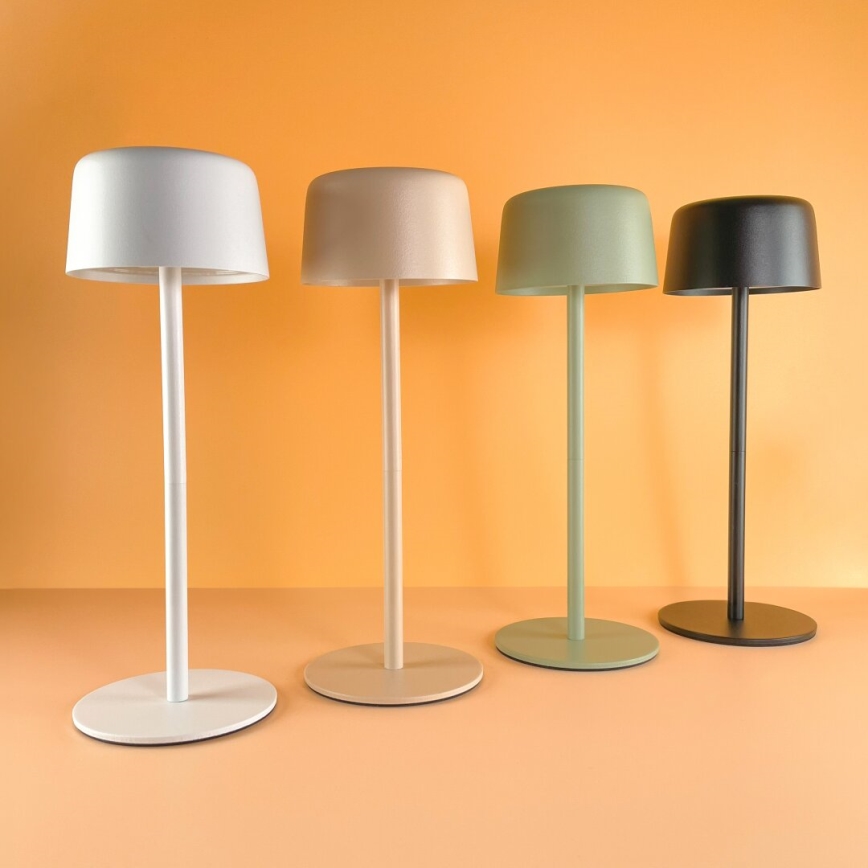 Zuma Line - LED Dimbare Oplaadbare Bureaulamp LED/2W/1200 mAh IP44 Crème