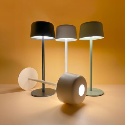 Zuma Line - LED Dimbare Oplaadbare Bureaulamp LED/2W/1200 mAh IP44 Crème