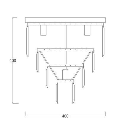 Zuma Line - Plafonnier en cristal 5xE14/40W/230V chrome