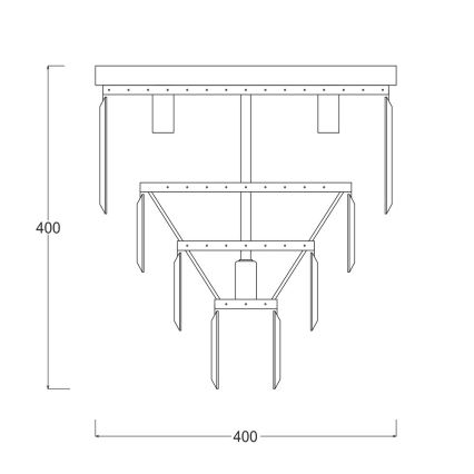 Zuma Line - Plafonnier en cristal 5xE14/40W/230V