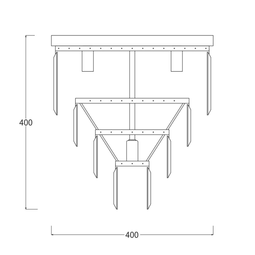 Zuma Line - Plafonnier en cristal 5xE14/40W/230V