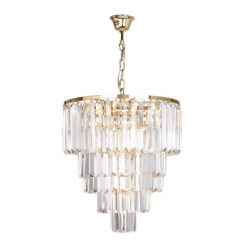 Zuma Line - Hanglamp aan een ketting 10xE14/40W/230V goud