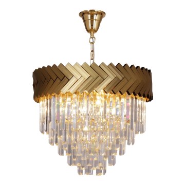 Zuma Line - Hanglamp aan een ketting 9xE14/40W/230V goud