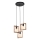 Zuma Line - Hanglamp aan een koord 3xE27/20W/230V grenen/zwart