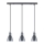 Zuma Line - Hanglamp aan een koord 3xE27/40W/230V antraciet