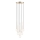 Zuma Line - Hanglamp aan een koord 7xG9/4W/230V goud