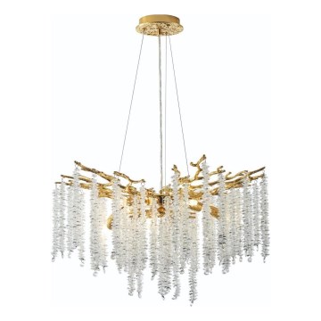 Zuma Line - Hanglamp aan een koord 8xG9/3,5W/230V goud