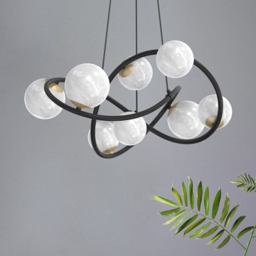 Zuma Line - Hanglamp aan een koord 8xG9/3,5W/230V zwart