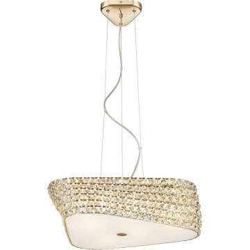 Zuma Line - Hanglamp met kabel 6xG9/42W/230V goud