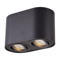 Zuma Line - Inbouwspot 2xGU10/50W/230V zwart