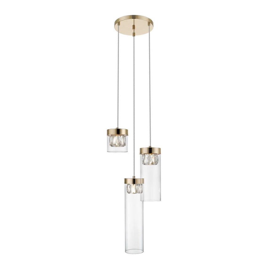 Zuma Line - Kristallen Hanglamp aan een koord 3xG9/28W/230V