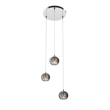 Zuma Line - Kristallen hanglamp aan een koord CRYSTAL 3x G9 / 42W / 230V